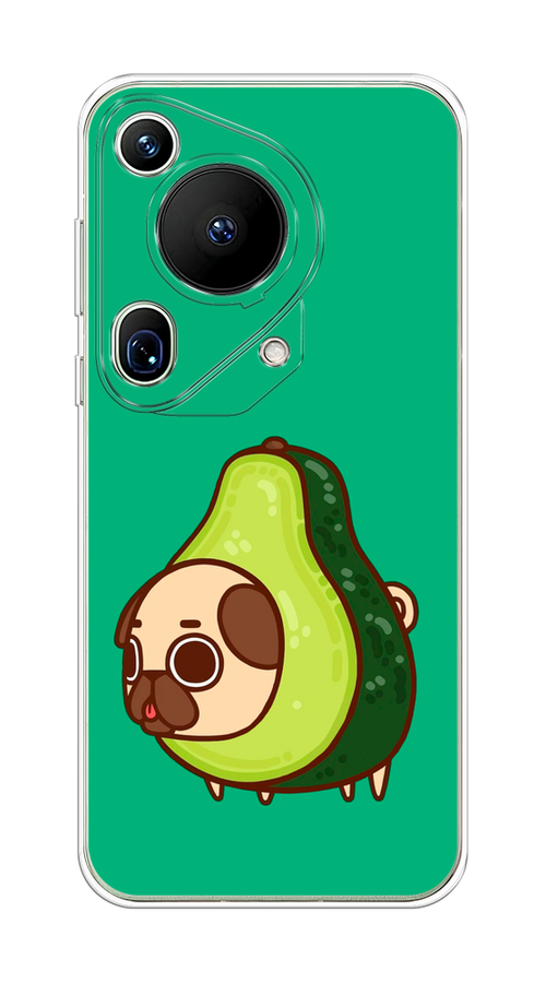 

Чехол на Huawei Pura 70 Ultra "Мопс авокадик", Зеленый, 6124550-1