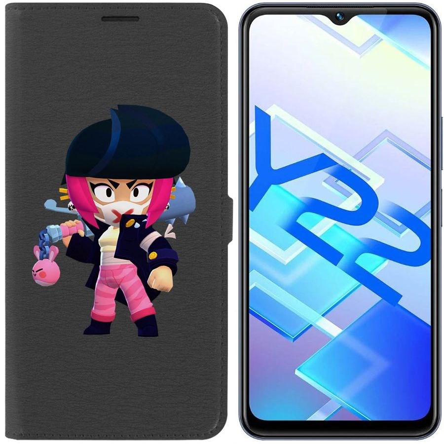 

Чехол-книжка Eco Book для Vivo Y22 Brawl Stars-Ужасная Биби