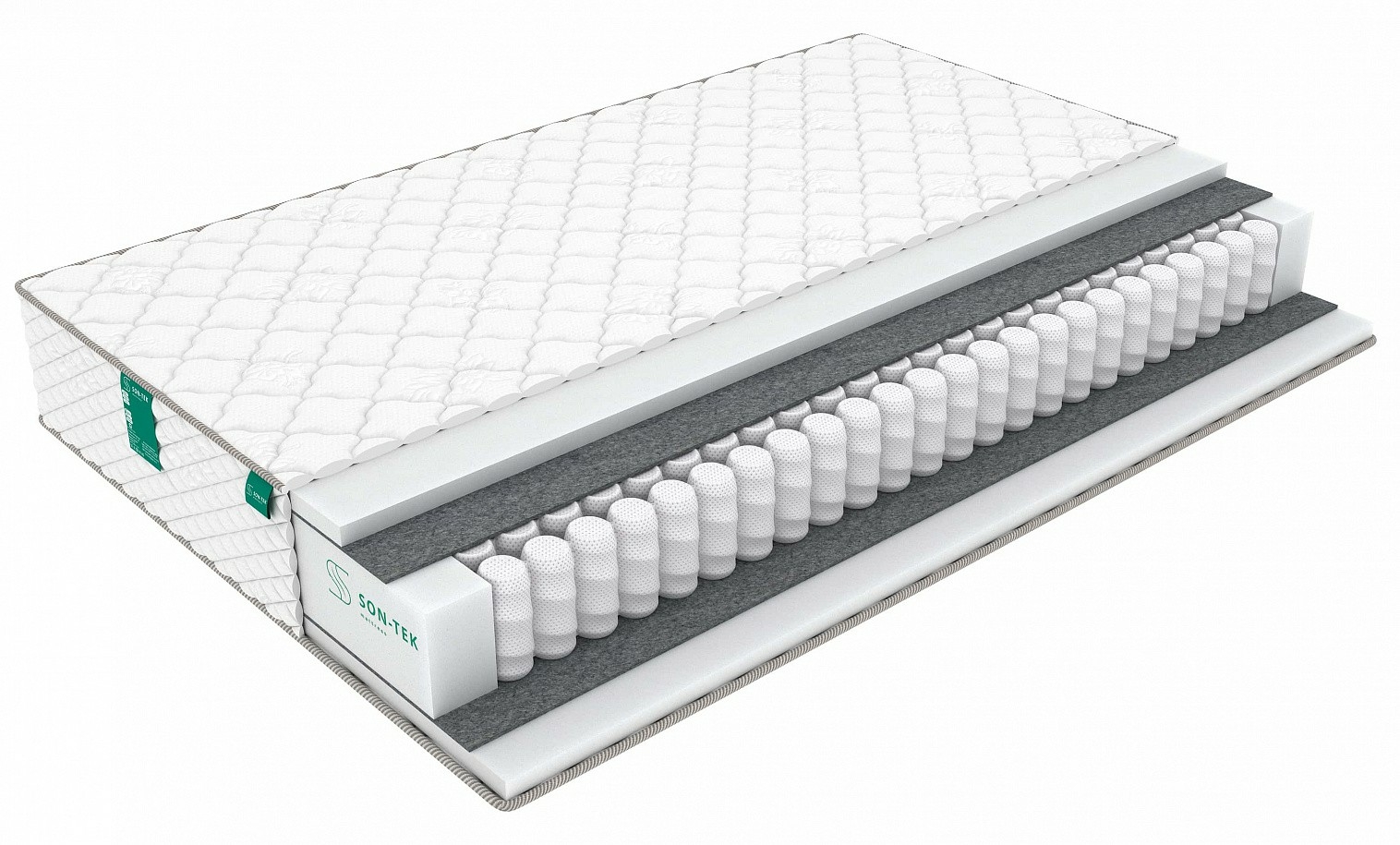 

Матрас Sleeptek Premium Pena Duo 150х200, Белый, Premium Pena Duo