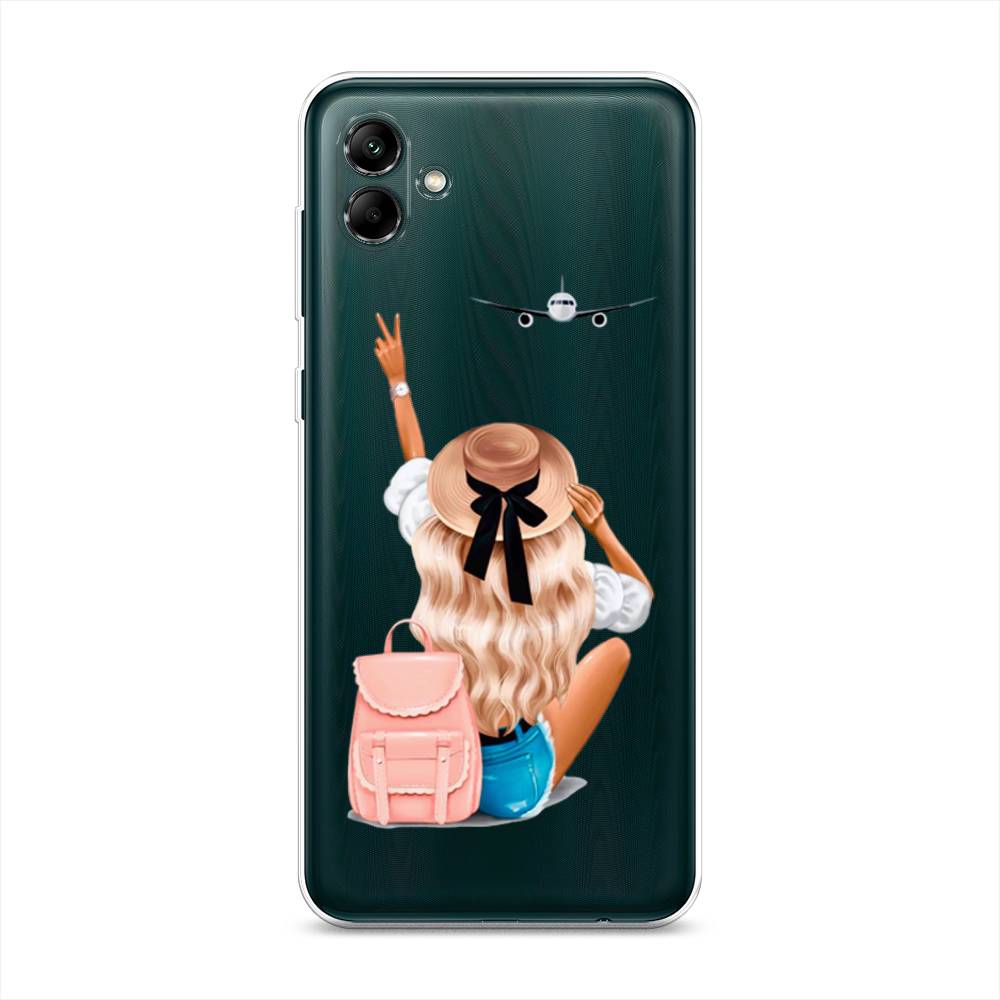 

Чехол Awog на Samsung Galaxy A04 / Самсунг A04 "Автостопом самолетом", Разноцветный, 2107050-7