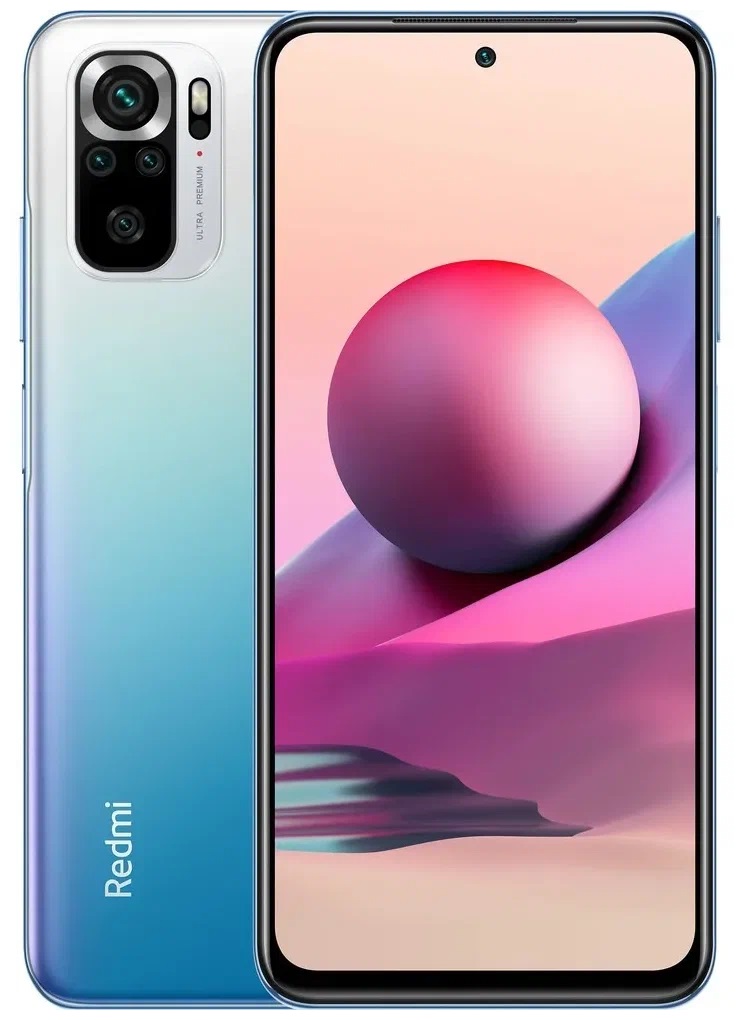 

Смартфон Xiaomi Redmi note 10S 6/128 Ocean Blue, голубой (33449)