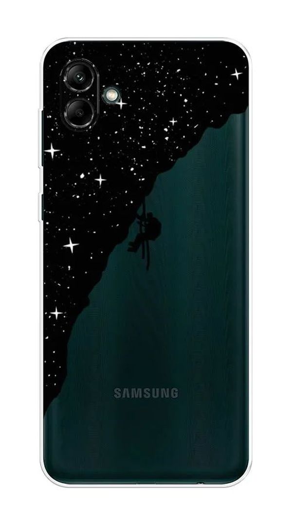 

Чехол Awog на Samsung Galaxy A04 / Самсунг A04 "Скалолаз в космосе", Разноцветный, 2107050-4