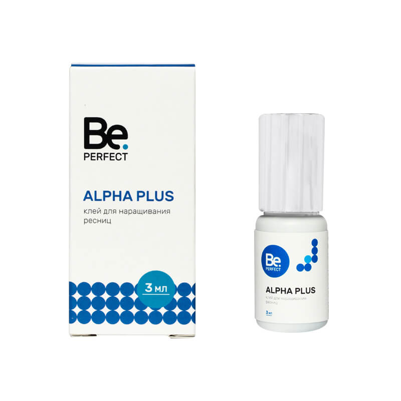 Клей Be Perfect Alpha Plus для наращивания ресниц черный, 3 мл клей be perfect alpha plus би перфект альфа плюс 5 мл