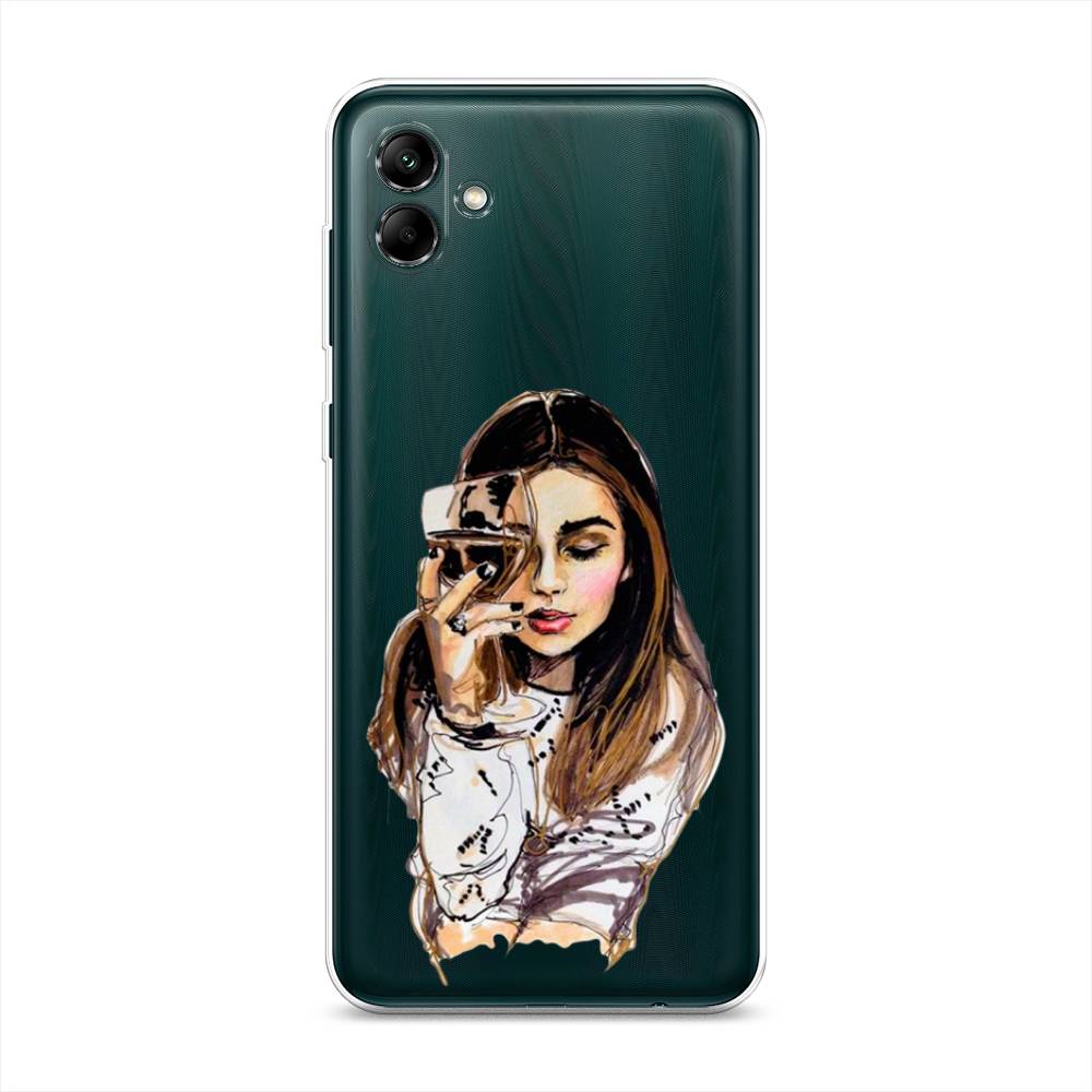 

Чехол Awog на Samsung Galaxy A04 / Самсунг A04 "Девушка с бокалом", 2107050-7