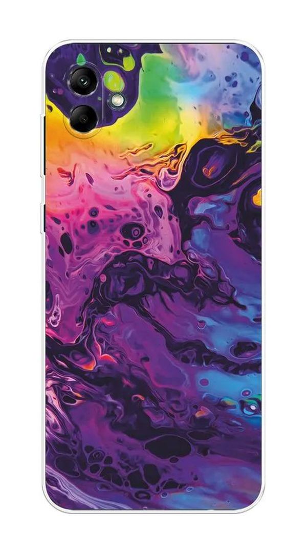 

Чехол Awog на Samsung Galaxy A04 / Самсунг A04 "ACID fluid", Разноцветный, 2107050-3