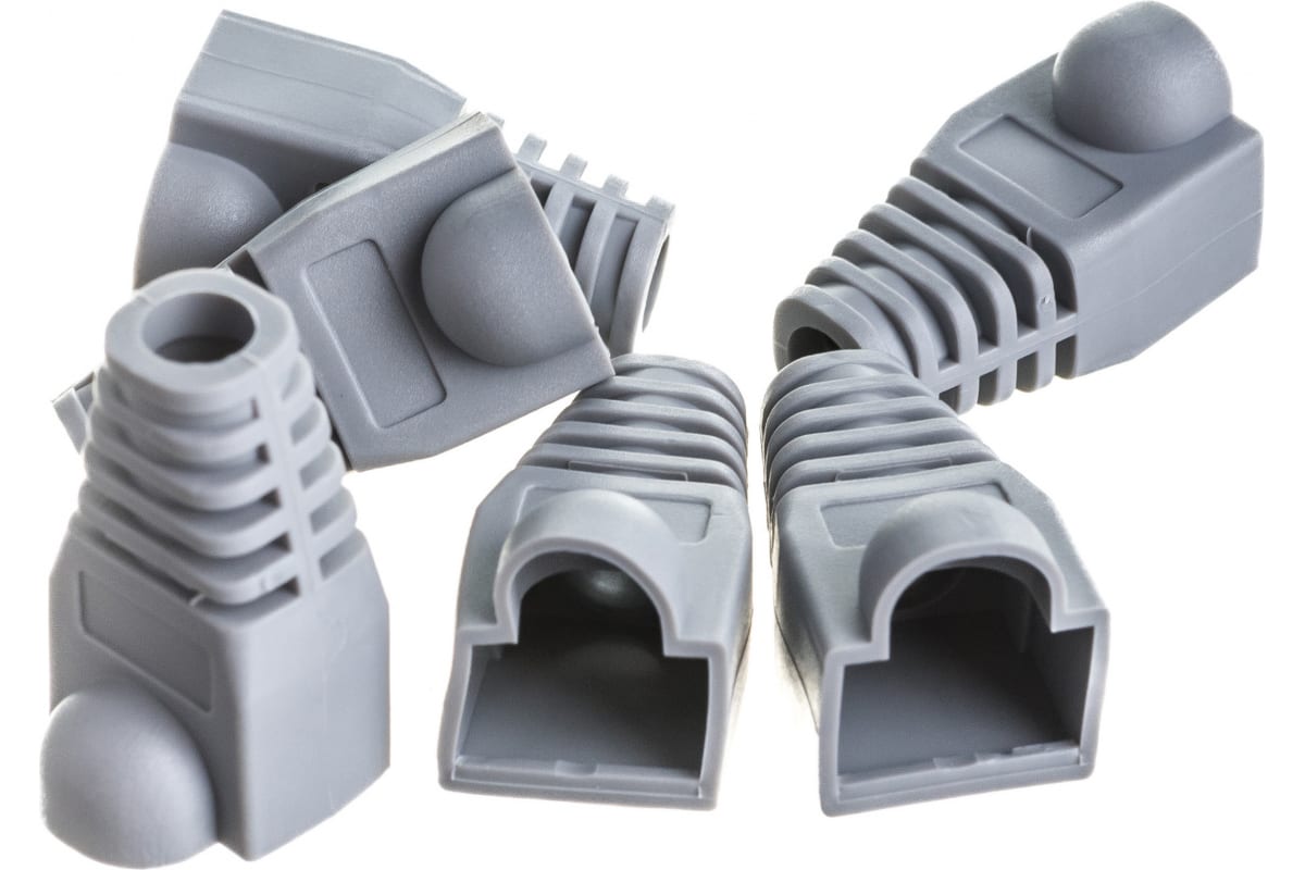 

Колпачок ExeGate 205296 Grey для коннектора RJ-45 100шт