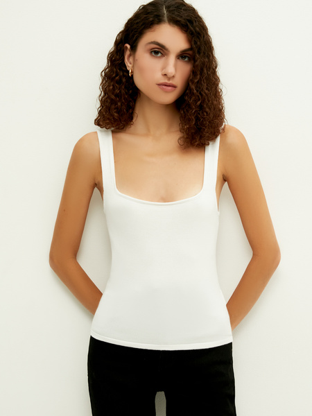 

Топ женский ZARINA 2368655855 белый XS, 2368655855