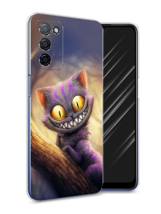 

Чехол Awog на Oppo A55s 5G "Cheshire Cat", Разноцветный, 2510150-1