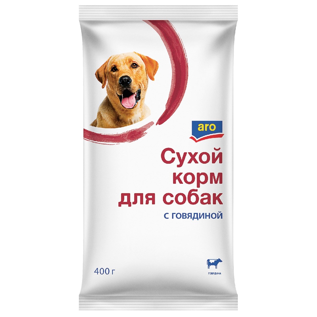 Сухой корм для собак Aro, говядина, 0.4кг