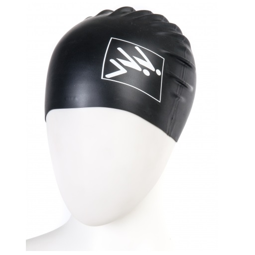 Шапочка для плавания Fashy Silicone cap Jumper-logo Black