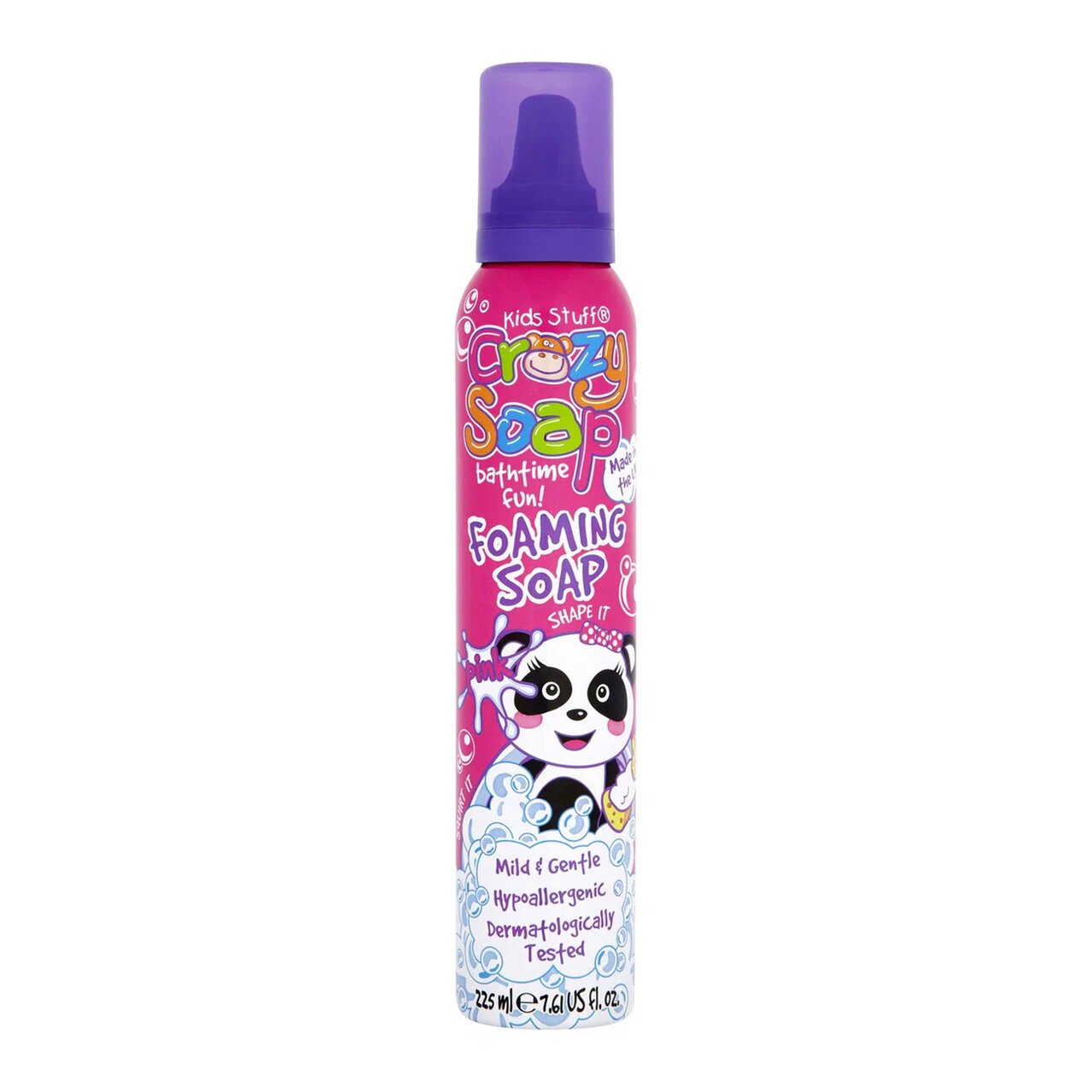 Пена для ванн Kids Stuff Crazy Foam Soap Pink 225 мл кулер для воды vatten kids mouse pink