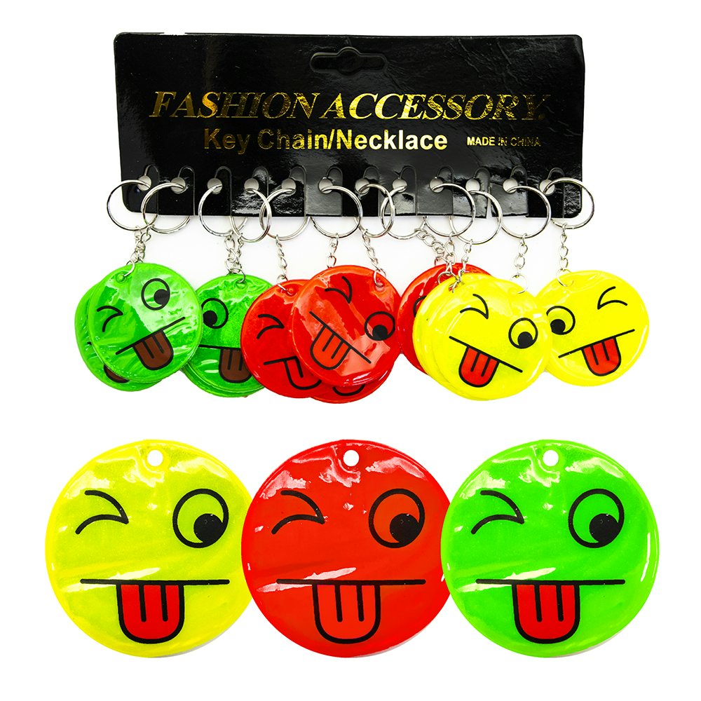 Световозвращатель Брелок Смайлик асс. 6005 363841 J.Otten 12/600/2400