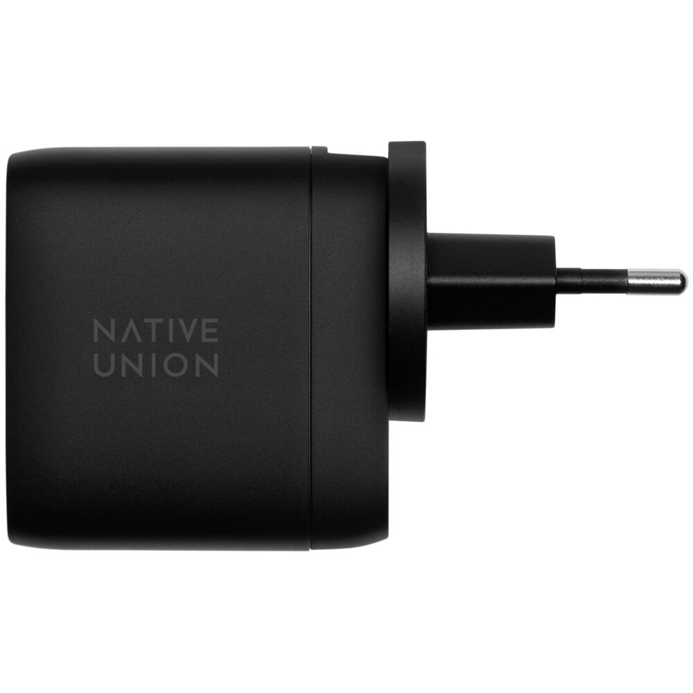 Сетевое зарядное устройство Native Union Fast GaN Charger 67W 2xType-C Black