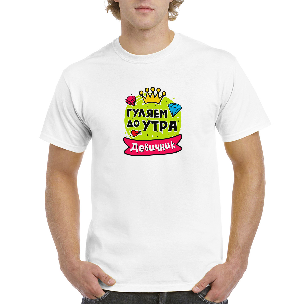 

Футболка женская CoolPodarok 2M042474 белая 52 RU, Белый, 2M042474