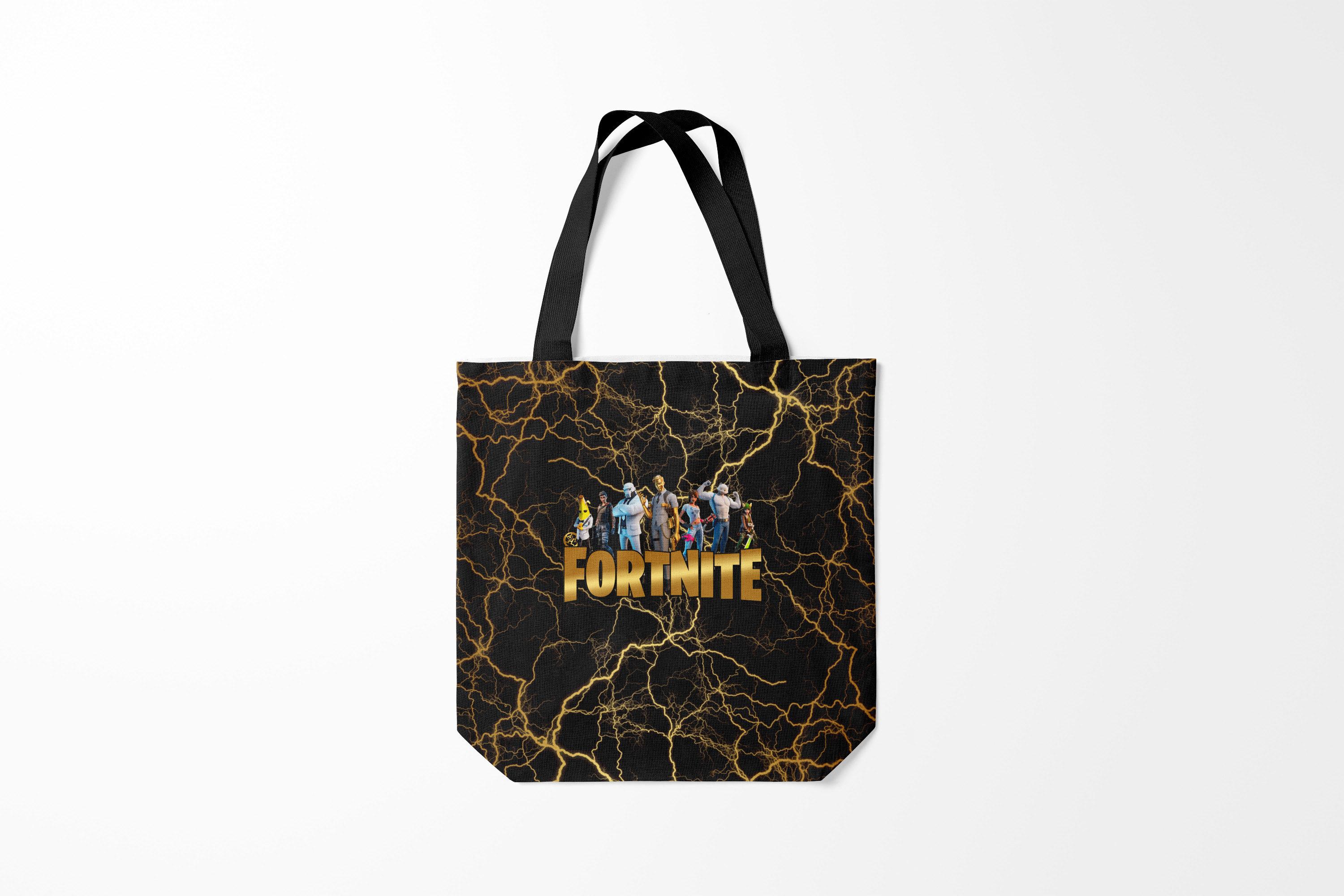 

Сумка шoппер унисекс Burnettie Fortnite Chapter 2, черный, Fortnite Chapter 2