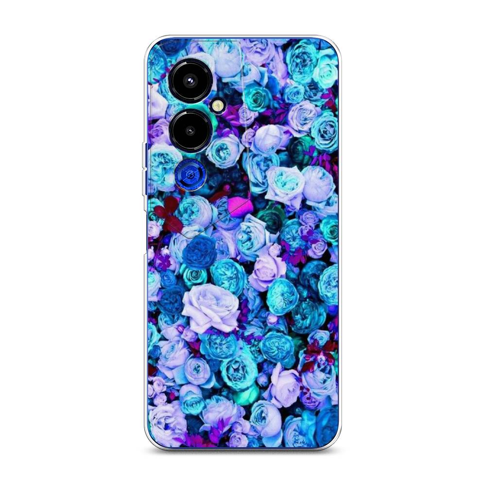 

Чехол для Tecno Pova 4 Pro "Цветочный ковер", Фиолетовый, 302650-2