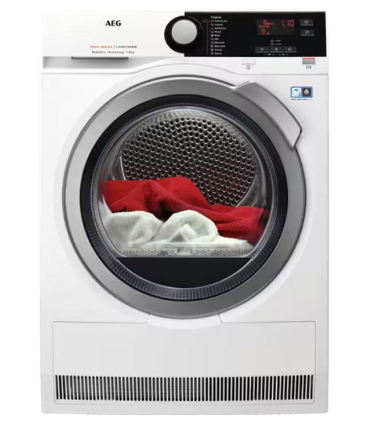 

Сушильная машина AEG T7DBE48S white, T7DBE48S