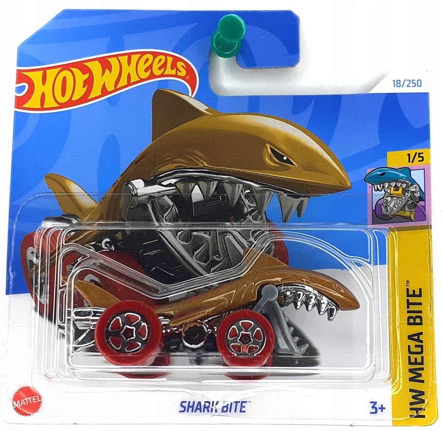 

Машина Hot Wheels Hw Mega Bite HTC01, Красный;золотистый, Hw Mega Bite