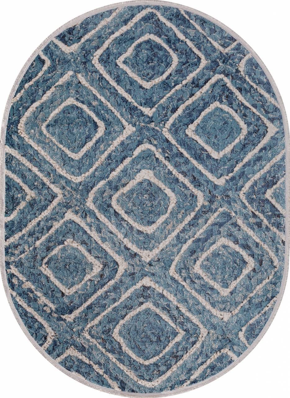 

Ковер MOROCCO D856 BLUE Овал