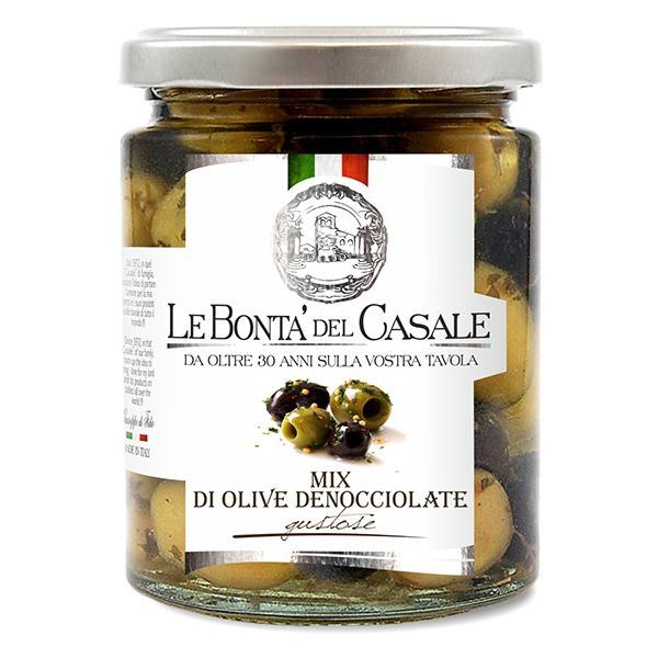 

Оливки и маслины Le Bonta del Casale без косточки 280 г