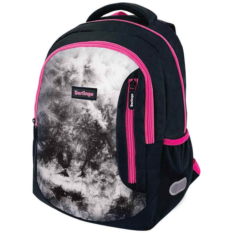 фото Рюкзак berlingo boom black-pink style 38,5*29*12 см черный 336372