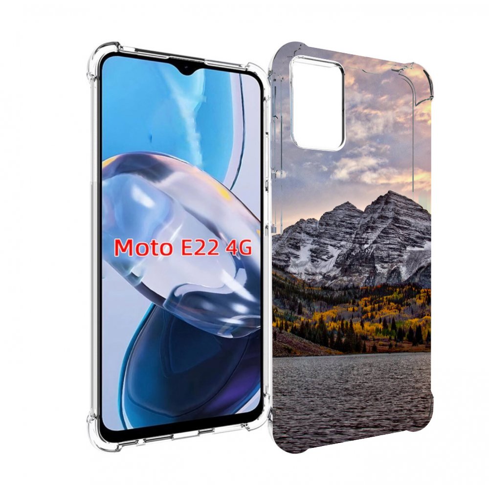 

Чехол MyPads горы-колорадо для Motorola Moto E22 4G / E22i 4G, Прозрачный, Tocco