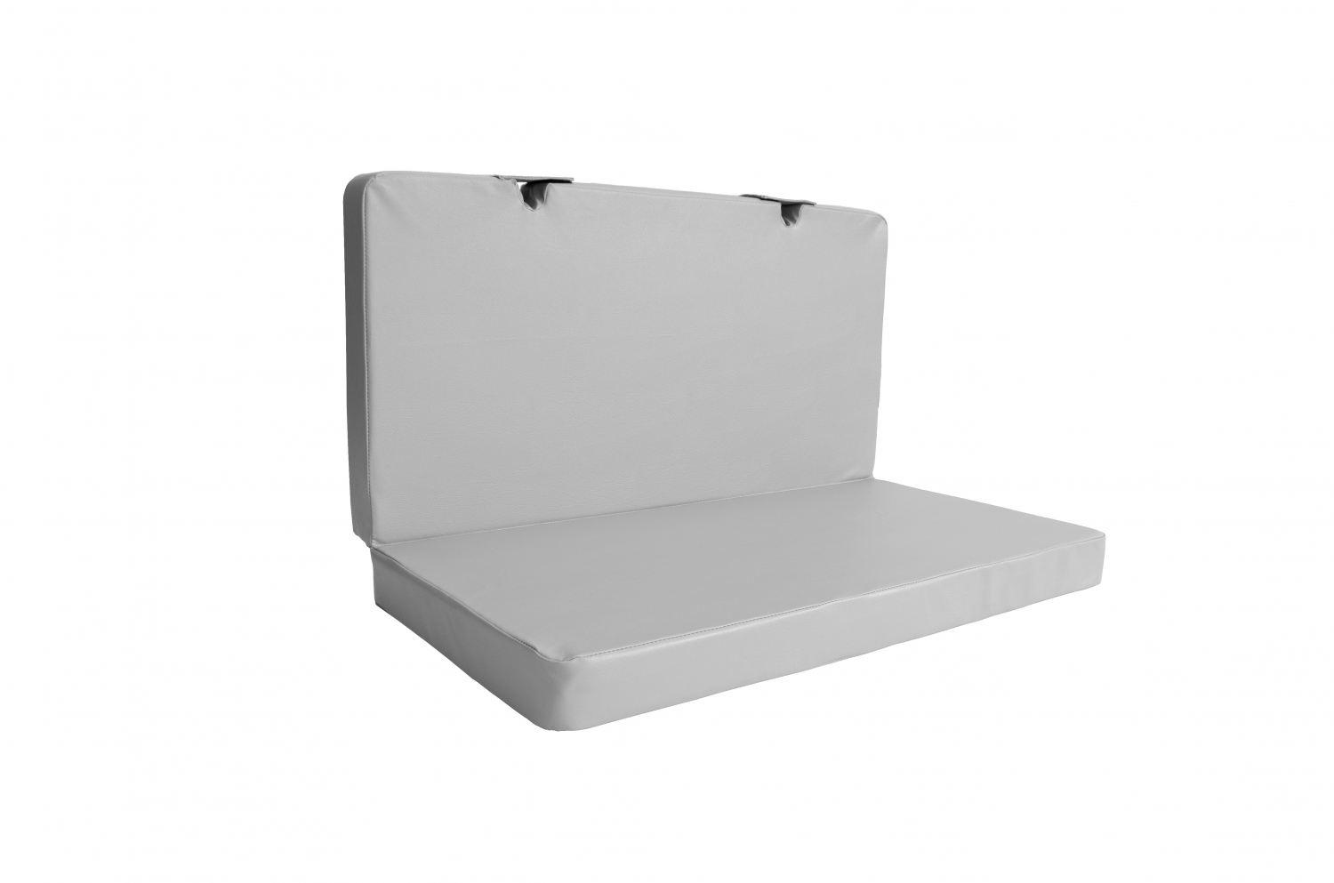 Мат гимнастический Maksi-junior складной с вырезом 100х100х8 см серый