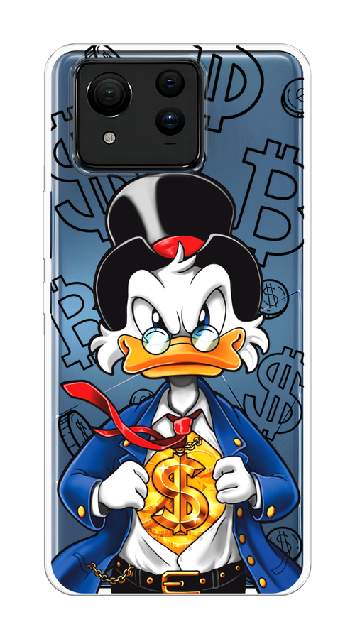 

Чехол на Asus ZenFone 11 Ultra "Scrooge Goldman", Черный;белый;синий, 45250-1