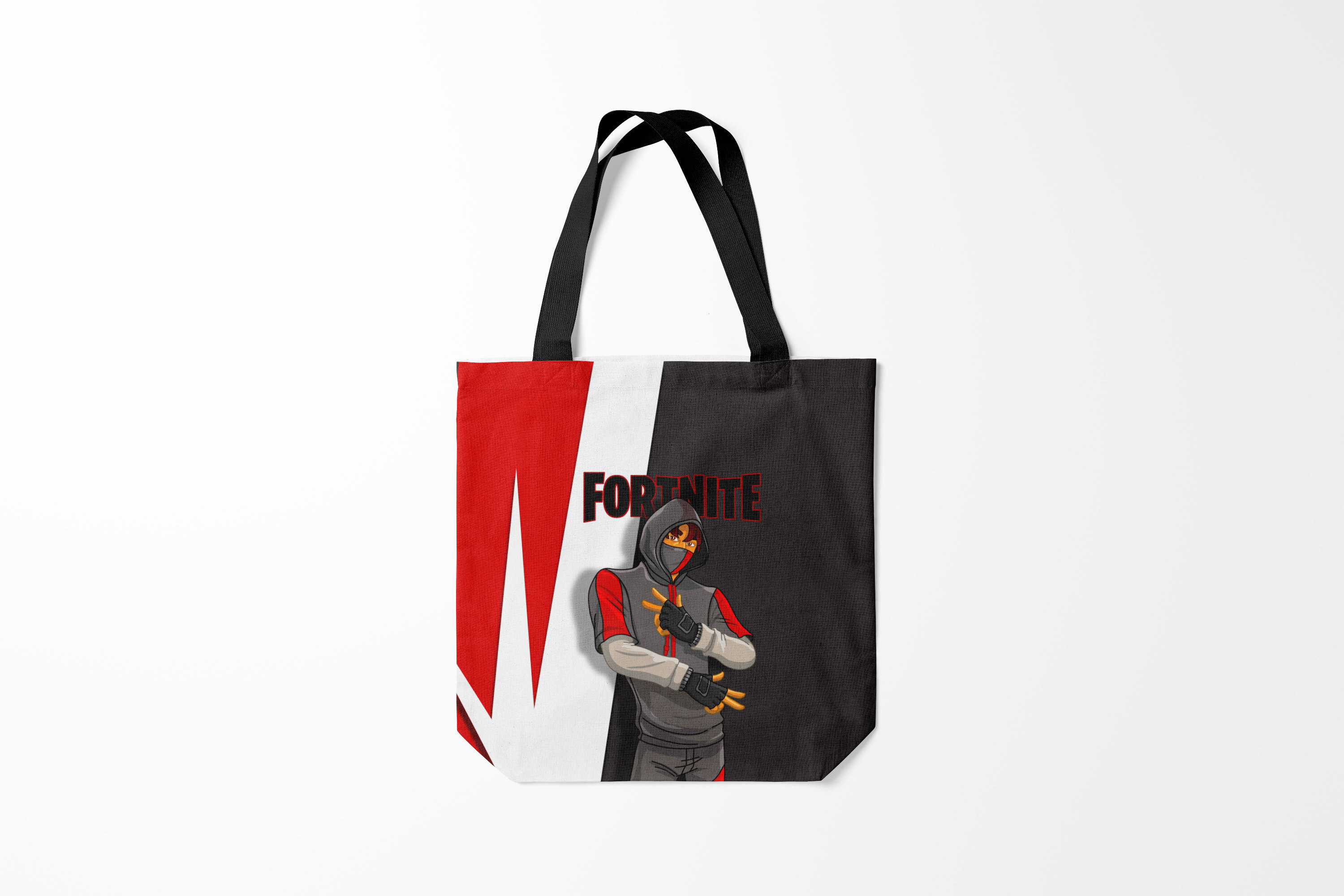 

Сумка шoппер унисекс Burnettie Fortnite IKONIK, черный, Fortnite IKONIK
