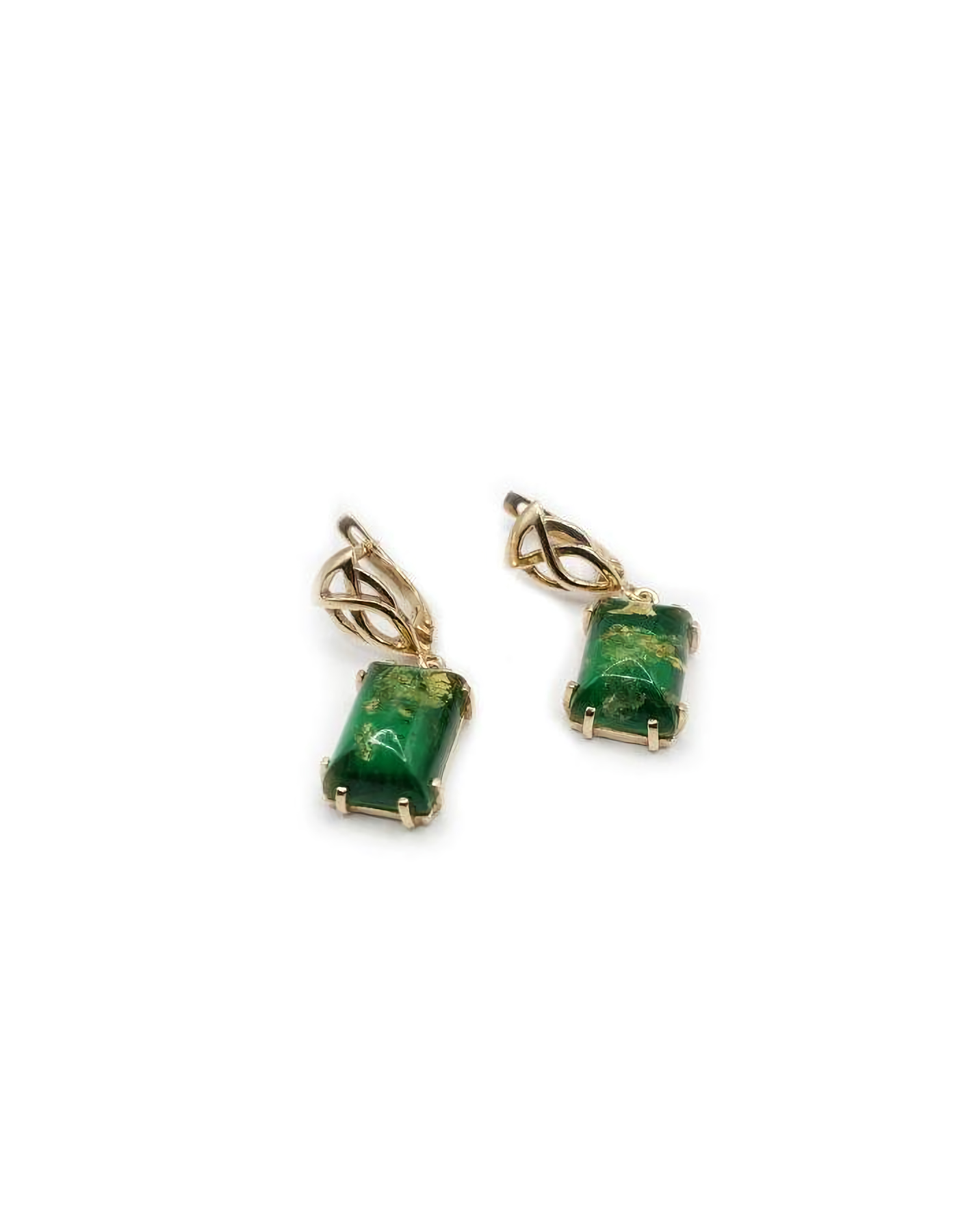 

Серьги подвески из серебра TEO MAORI 8821138и, янтарь, 8821138и