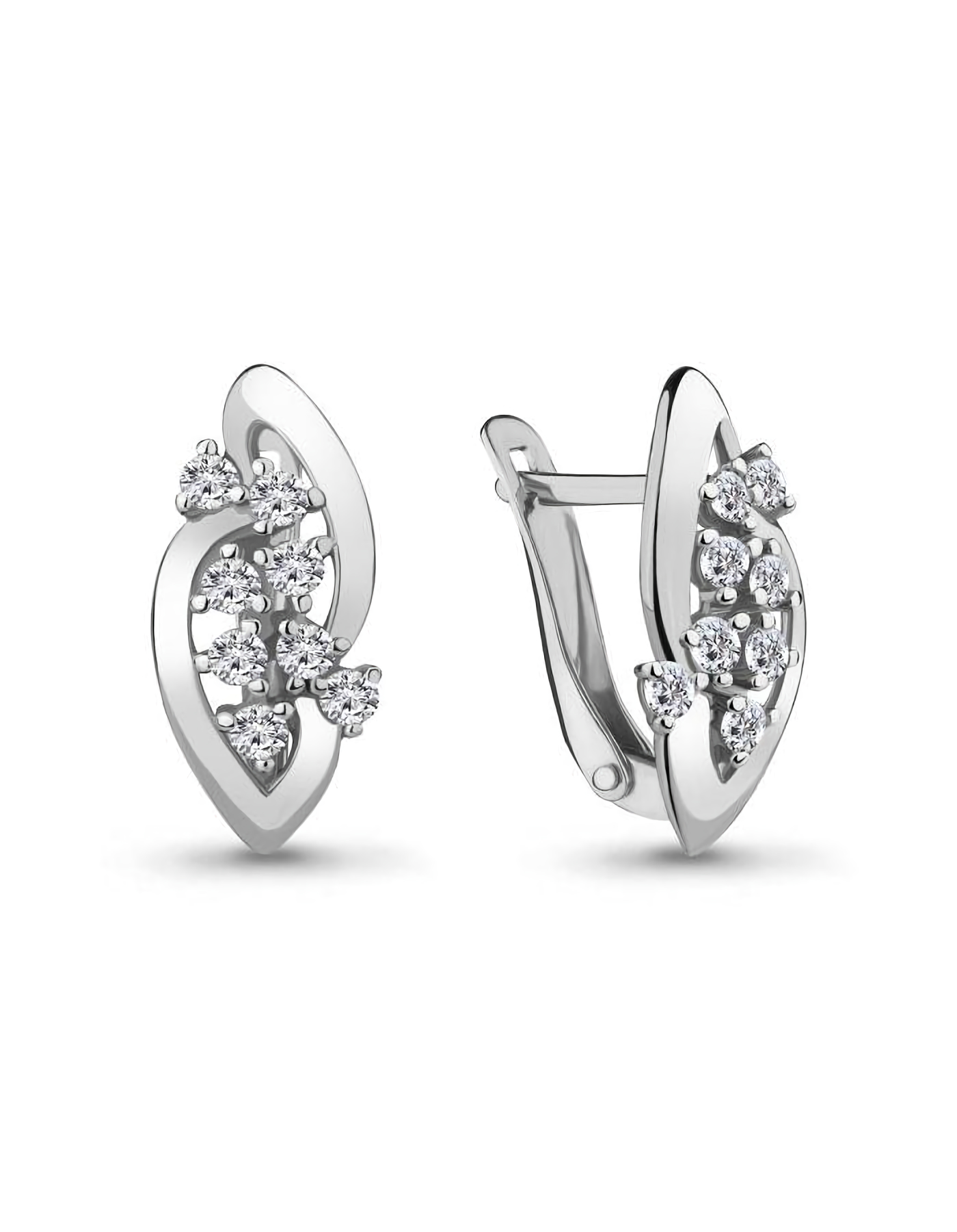 

Серьги из серебра TEO MAORI 846898А.5, фианит, 846898А.5