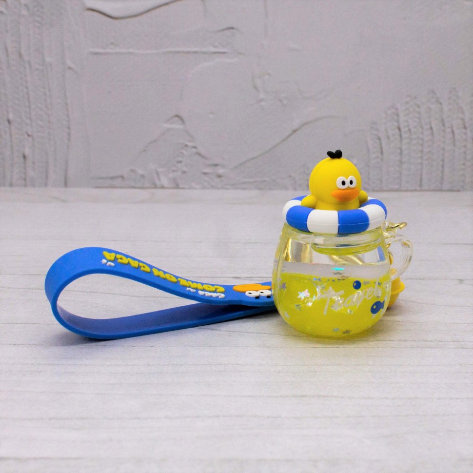 

Брелок унисекс Duck's journey желтый, Duck's journey