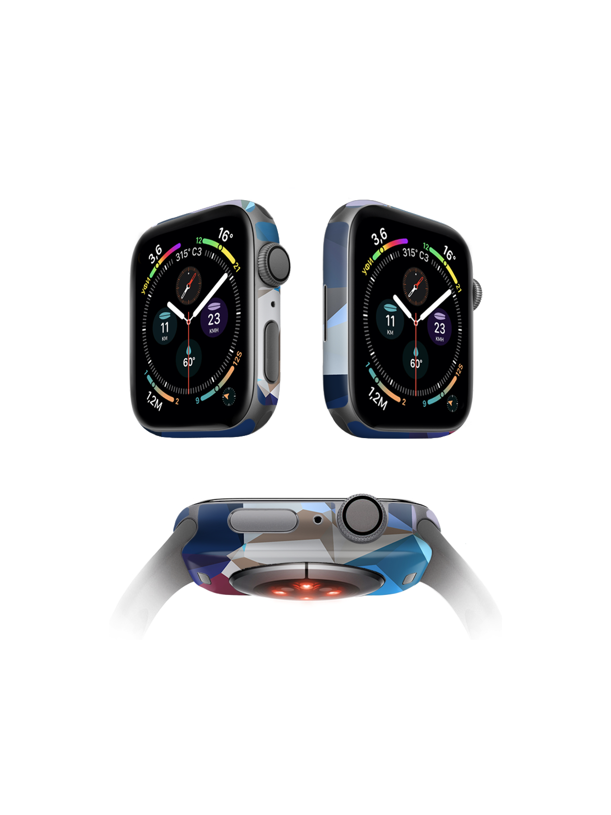

Защитная пленка MOCOLL для Apple Watch серия 7 45mm (2шт) Рисунок Цветная Мозаика