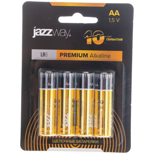 Алкалиновая батарейка JazzWay LR6 PREMIUM Alkaline BL-4 5008137