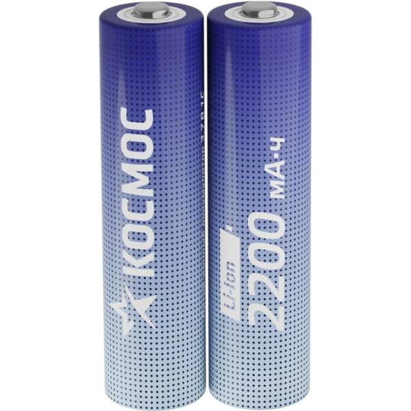 

Аккумулятор КОСМОС 2200мАч 18650 Li-ion 2S, KOC18650Li-ion22US2