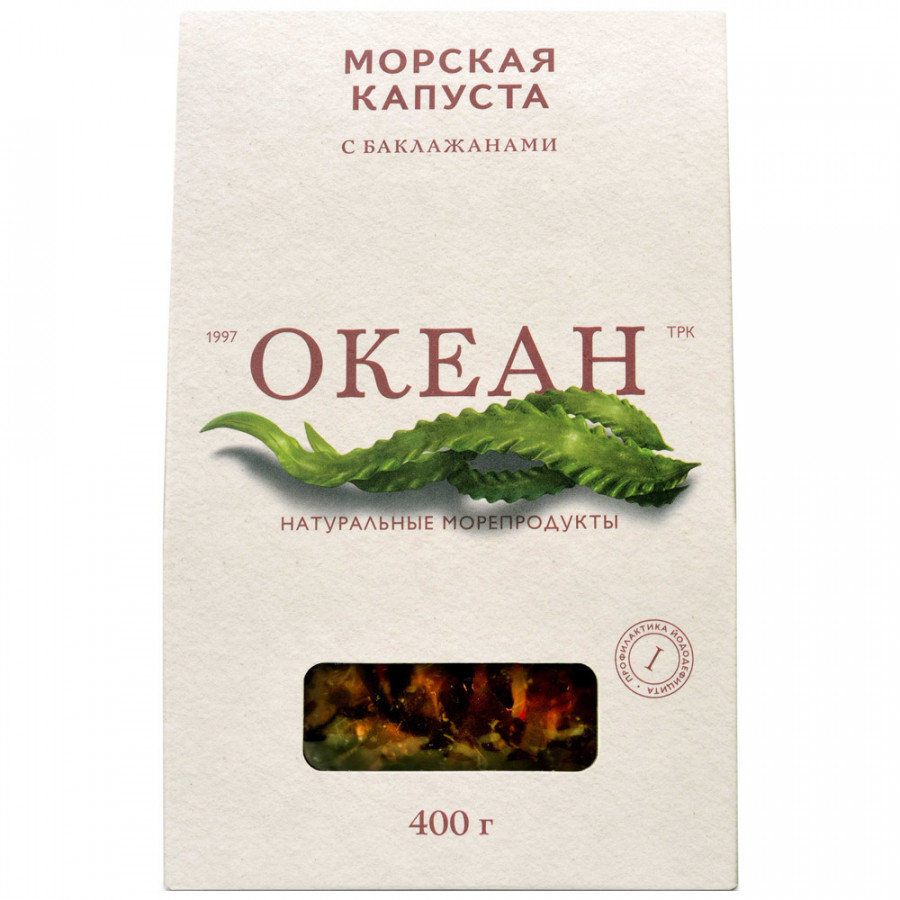 

Морская капуста Океан с баклажанами, 400 г