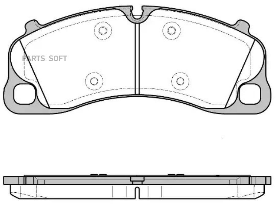 

Колодки дисковые передние \ Porsche 911 (991) 11> 1597 00