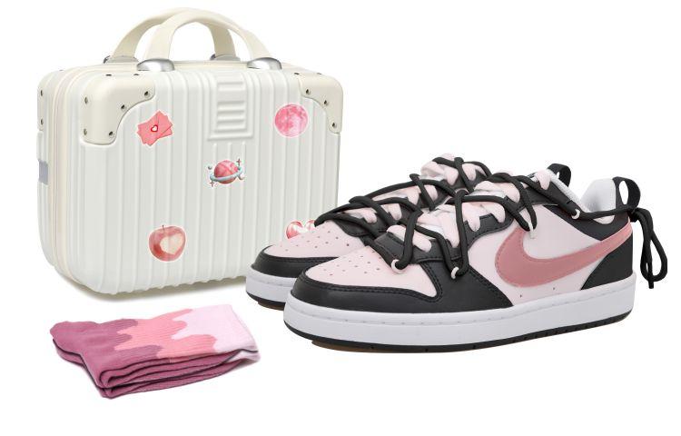 

Кеды унисекс Nike Court Borough Low 2 розовые 36 EU, Розовый, Court Borough Low 2