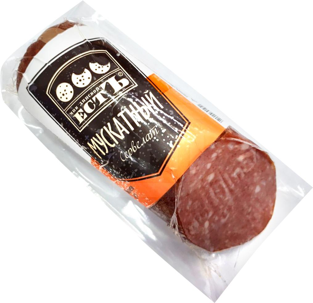 

Колбаса полукопченая ЕстЪ сервелат, Мускатный, 330 г
