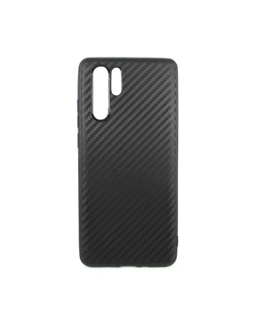 

Накладка силикон для Huawei P30 Lite Carbon Black, Черный, Накладка силикон Huawei P30 Lite