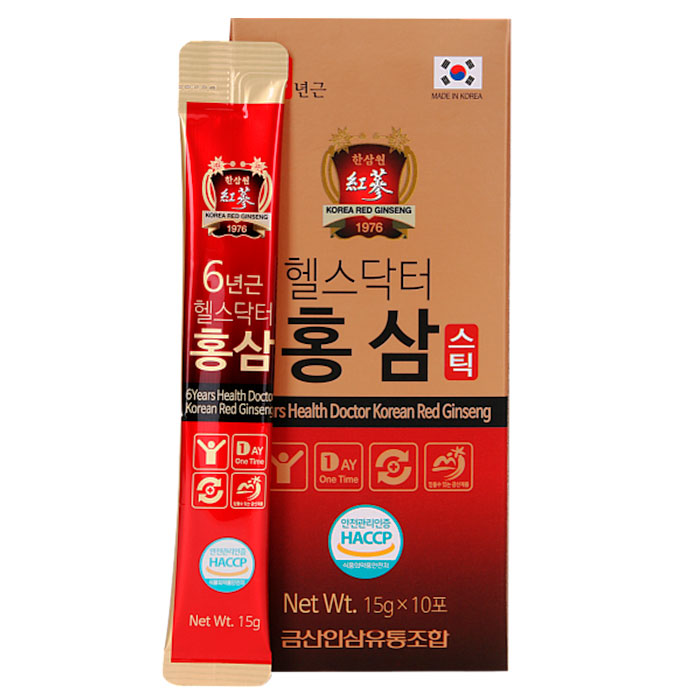 

Женьшень питьевой Health Doctor 6-year old Health Doctor Korean Red Ginseng, 10 шт., Корейский сироп с экстрактом 6-ти летнего красного женьшеня и растительными компонентами