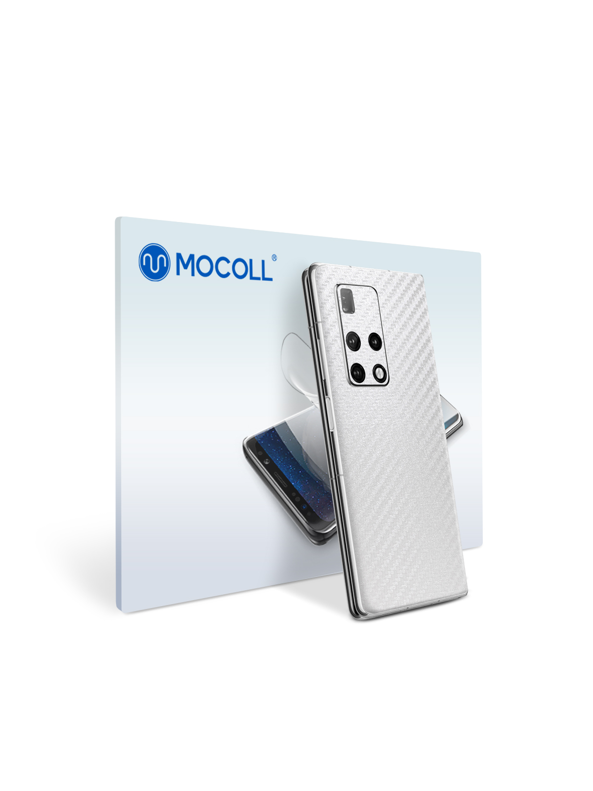 

Пленка защитная MOCOLL для задней панели Huawei Mate X2 Карбон Прозрачный, Mate X2