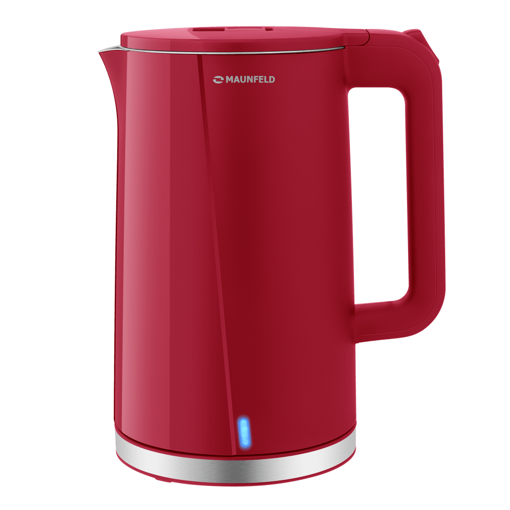 Чайник электрический MAUNFELD MGK-633 1.7 л красный lixada 220мл титановая чашка с двойными стенками для воды кофейная чашка с кружкой