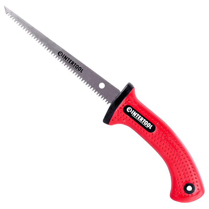 INTERTOOL Ножовка для гипсокартонных плит 150 мм, 7 зуб.*1 HT-3121 ножовка для гипсокартонных плит intertool