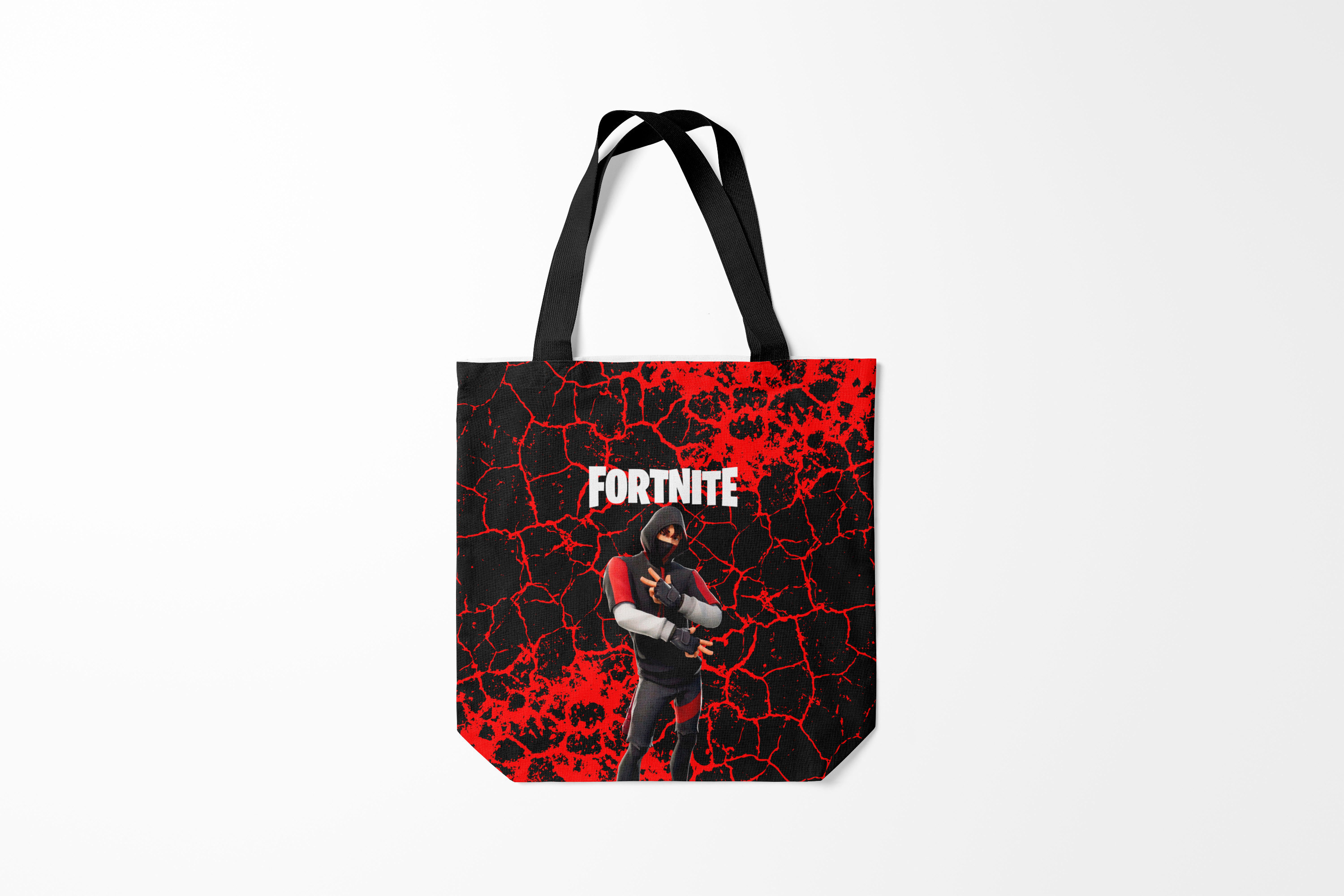 

Сумка шoппер унисекс Burnettie Fortnite Ikonik., черный, Fortnite Ikonik.