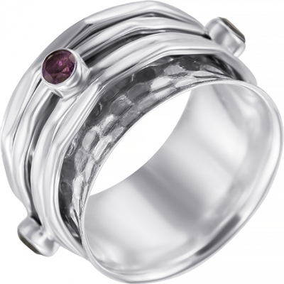 

Кольцо из серебра р.  JV DR2015_KO_AM_001_WG, аметист, DR2015_KO_AM_001_WG