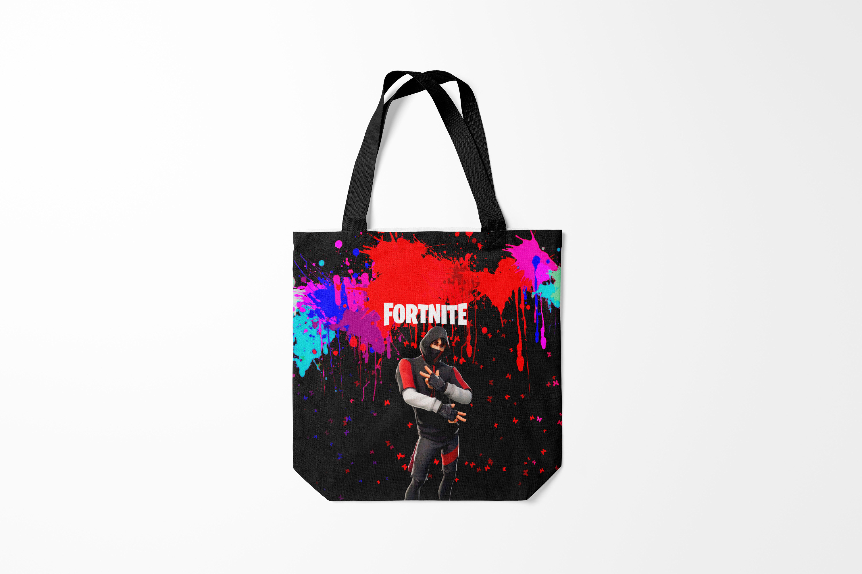 

Сумка шoппер унисекс Burnettie Fortnite IKONIK., черный, Fortnite IKONIK.