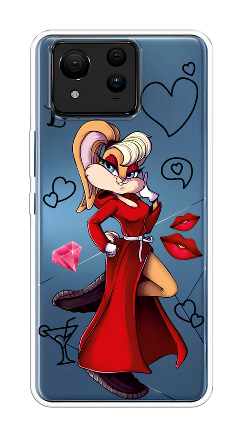 

Чехол на Asus ZenFone 11 Ultra "Rich Lola Bunny", Красный;бежевый;оранжевый, 45250-1