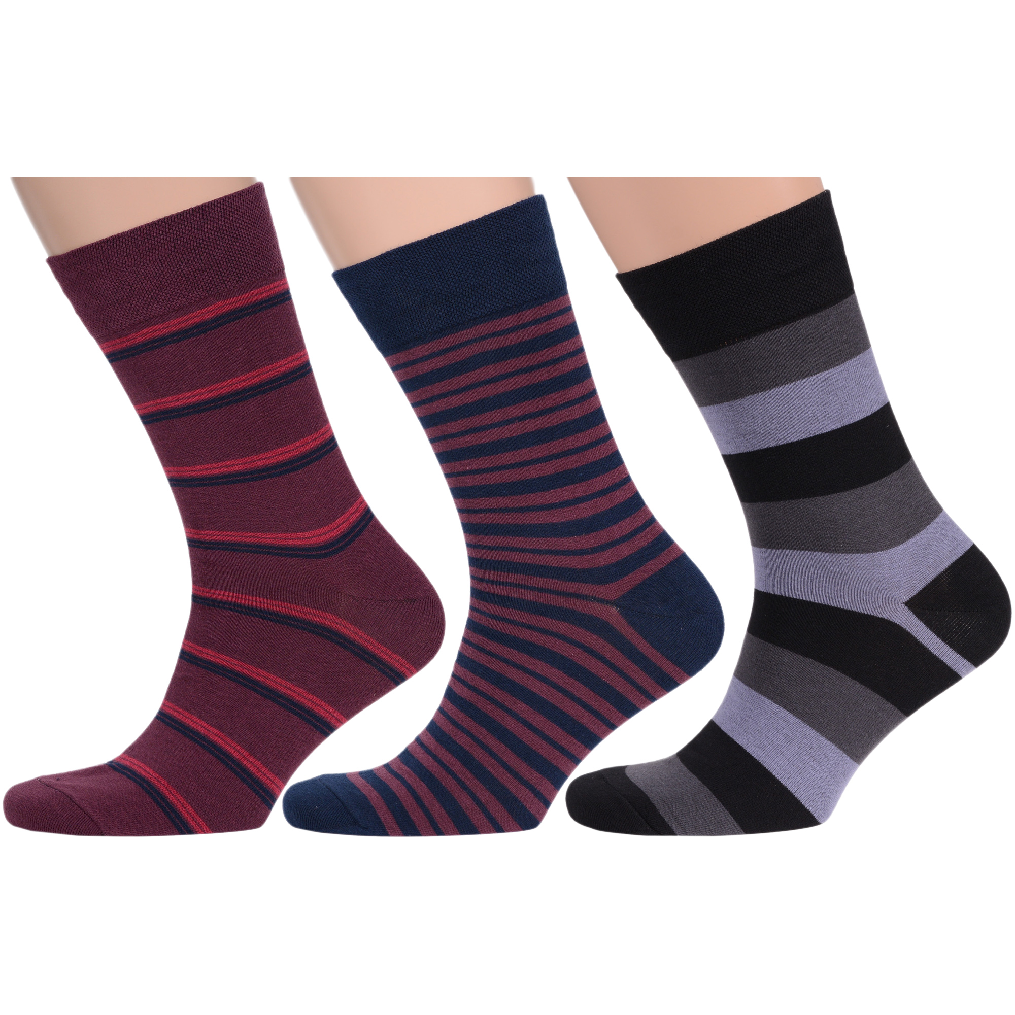 

Комплект носков мужских MoscowSocksClub msk3-А разноцветных 29, Бордовый;синий;серый;черный, msk3-А