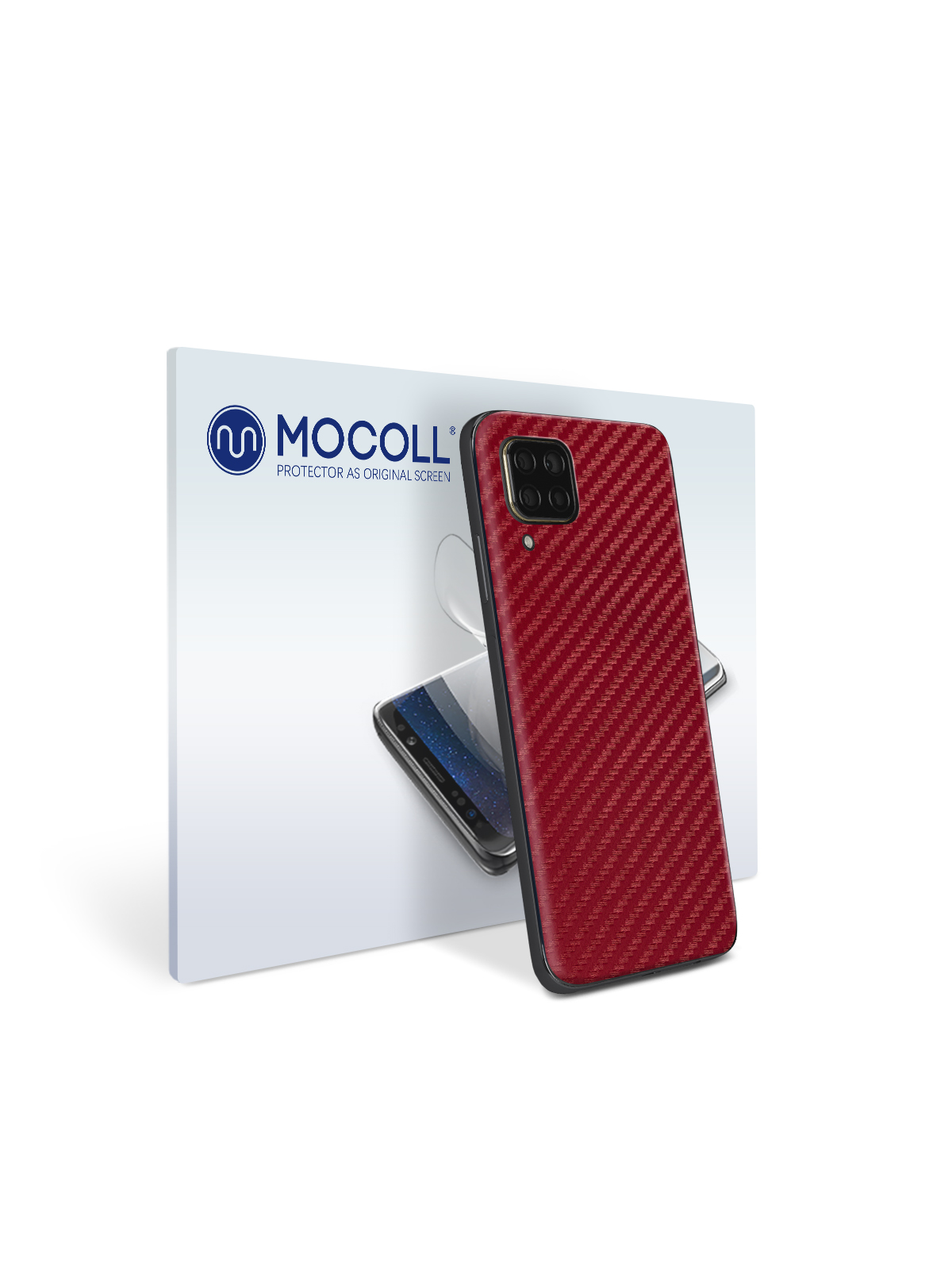 

Пленка защитная MOCOLL для задней панели Huawei Nova 6SE Карбон Красный, Nova 6SE